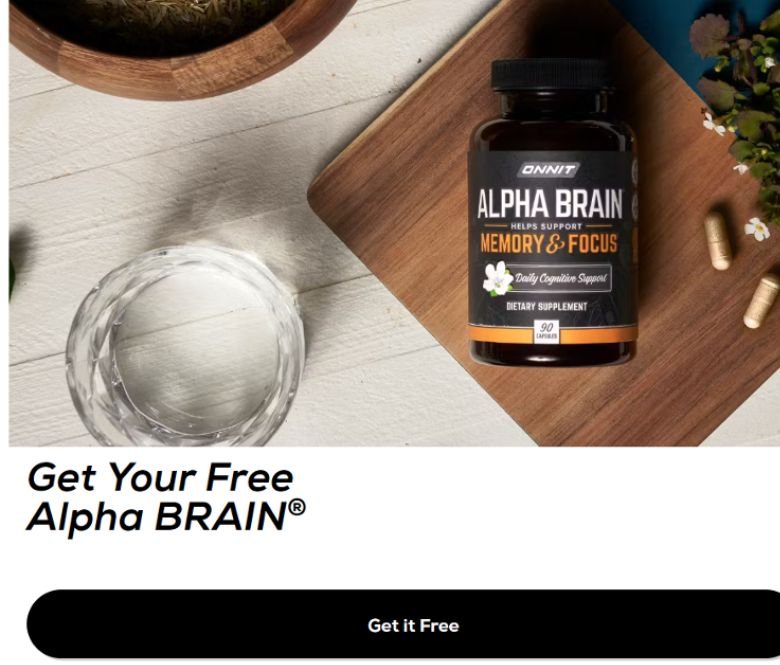 Alpha Brain Free Trial