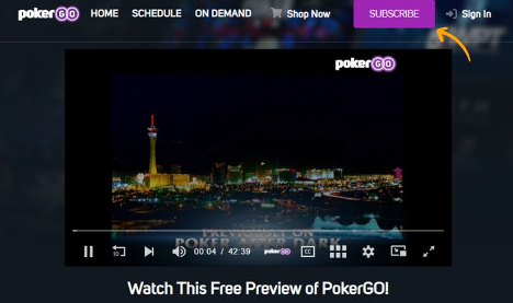 Visit The Website PokerGO